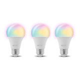 Ampolleta Nexxt Led Inteligente Wifi Multicolor Pack 3 Und