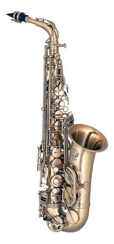 Saxofone Alto Eagle Sa500vg Eb Mi Bemol Vintage Com Case