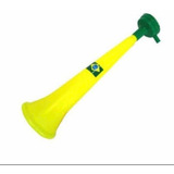 Mini Vuvuzela Corneta Torcida Brasil - 4 Unidades