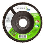 Kit C\ 10 Discos Lixa Norton Flap-disc 4.1/2 #60 Classic