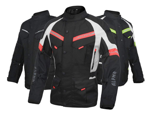 Chaqueta De Moto Acg, Impermeable, Con Protección