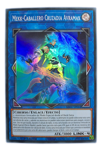 Yugi-oh! Mekk-knight Crusadia Avramax Maze-en054 Super