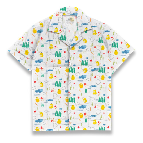 Camisa Hawaiana Pokémon Go Psyduck