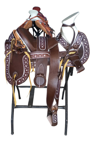Montura Charra,silla De Montar Resque Nuevo Diseño Fuste 15