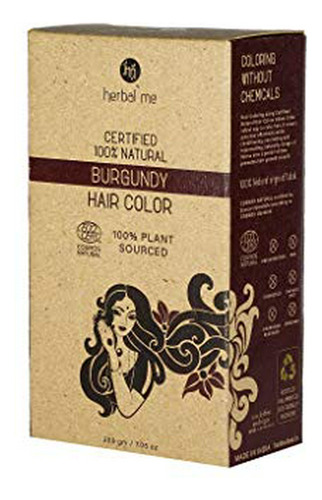Hennas - Henna Para Cabello - Herbal Me - Burgundy Henna Hai