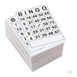 Tarjetas Bingo 1 En Una Sola 120 Hojas Tarjetas Desechables