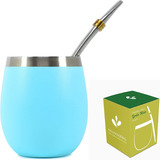 Taza Yerba Mate De Acero Inoxidable De Doble Pared Con ...