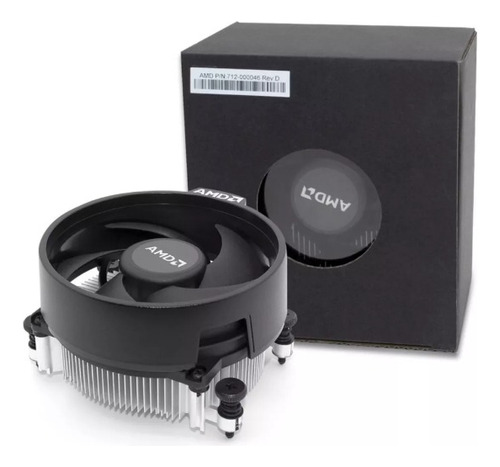 Cooler Amd Wraith Stealth Original - Am4 - 65w S/led (novo)