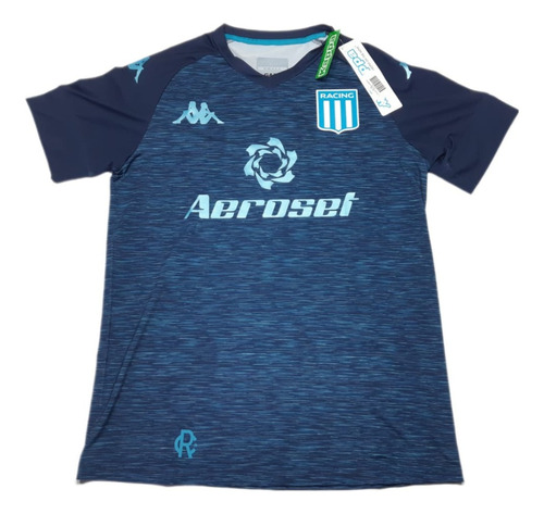 Camiseta Racing Club Kappa 2021 Regular Fit Azul