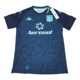 Camiseta Racing Club Kappa 2021 Regular Fit Azul