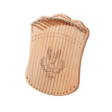 Instrumento Portátil Lyre Harp 17, Arpa Musical Sólida Con