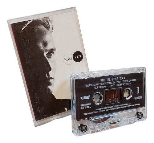 Miguel Bose / Xxx (1987) Cassette Original