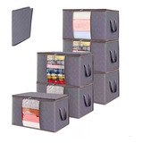 Cajas De Almacenamiento De Organizadora Tela Plegables 6pcs