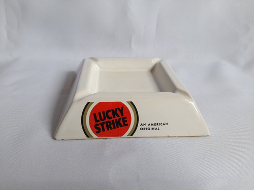 Cenicero Ceramica Publicidad Lucky Strike