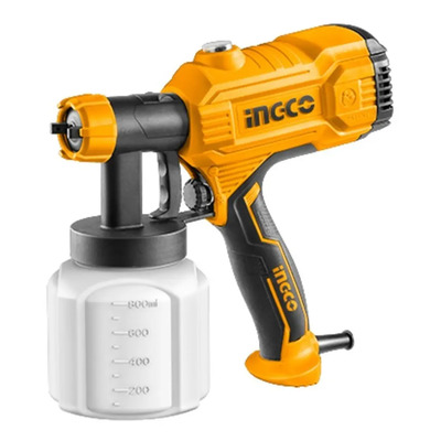 Pistola Gravedad Eléctrica Para Pintar 450w Ingco 800ml | Meses sin interés