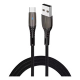 Cable Usb Tipo C Para Samsung Xiaomi De Carga Rapida Con Led