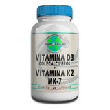 Vitamina D3 10000ui + Vitamina K2-mk7 100mcg 120 Cápsulas