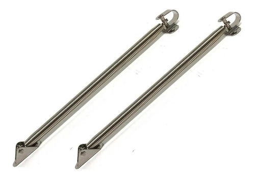 Kit 2 Mola 21 Cm Em Aço Inox Para Tampa Gaiutas Vigias Porta