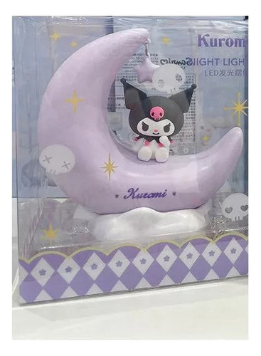 L Lámpara De Mesita De Noche Sanrio Con Forma De Luna,