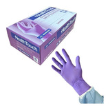 Guantes #m Nitrilo 100un T. Lavanda Healt Touch