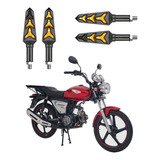 Kit 4 Setas Sequenciais P09s Dafra Super 50 2011 2012 2013