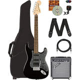 Paquete Fender Squier Affinity Stratocaster Hss Con Amplific