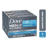 Pack Jabon Barra Dove Men + Care 3 X 90 Grs (*)