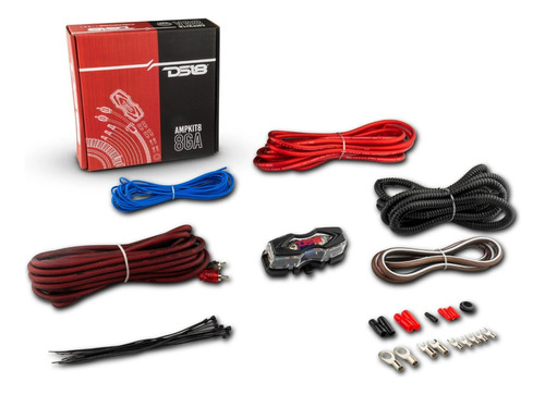 Kit De Instalacion 8awg Kit De Cables Ds8 Ampkit8 Completo