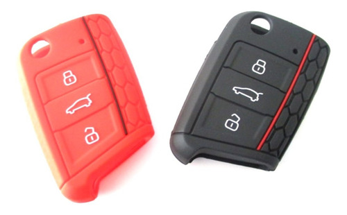 Funda Llave Vw Gti Polo Golf 3 Botones Silicon Polo Jetta