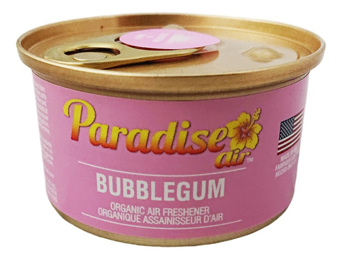 Aromatizante Paradise Orgánico Aroma Bubblegum 42g