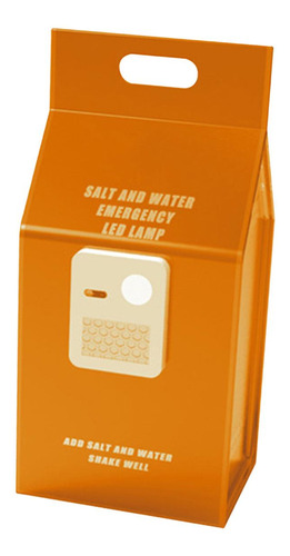 Lámpara De Agua Salada Linterna De Emergencia Iluminación