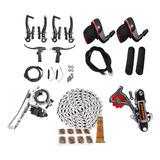 Kit Frenos V Brake + Cambios + Desviadores + Cadena Bici Mtb