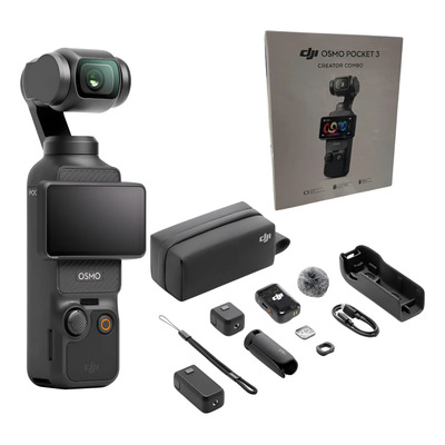 Estabilizador Dji Osmo Pocket 3 Creator Combo Cmos 1 4k Negro