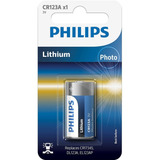 Bateria Lithium Cr123 3v C/01 Unid Philips Com Nfe