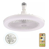 Ventilador Techo Lampara Dimmable Led,control Remoto 3 Modes