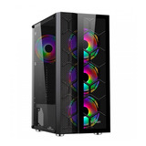 Gabinete Gamer Atx Yeyian Rapture 2500 3 Ventiladores Argb