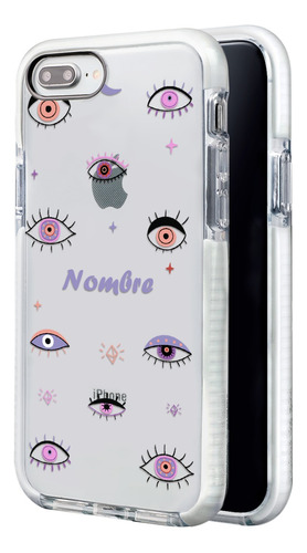 Funda Para iPhone Ojos Turcos Personalizada Con Nombre