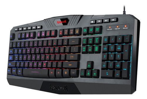 Teclado Gamer Rgb Redragon Harpe Pro K503 Led Pc Español