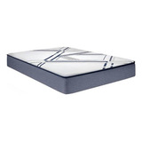 Colchón 2 Plazas De Espuma Piero Dreamfit Box Blanco Y Gris - 140cm X 190cm X 25cm