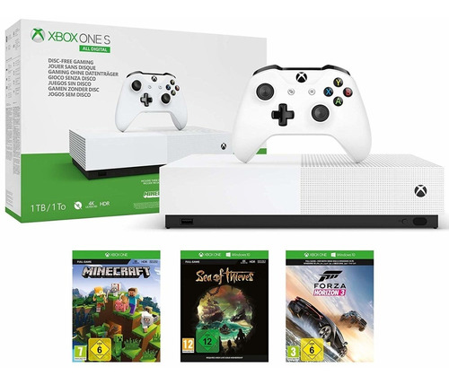 Consola Xbox One S All-digital Edition 4k Hdr 