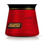 Máscara Suplemento Power Hair Mutari Hidratação, Força, Crescimento, Reposição De Massa 1kg