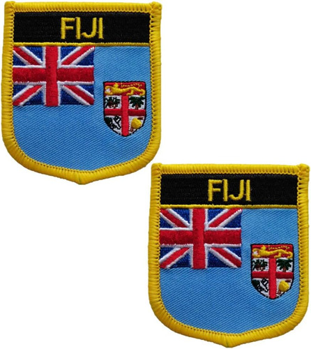 Parches Bordados Con Bandera Única De Fiji, Cierre Táctico D
