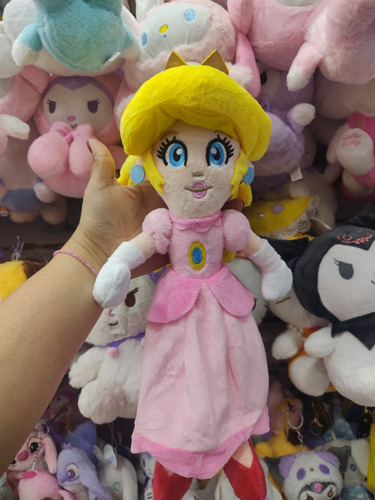 Peluche Princesa Peach  De Mario Bros Importado 