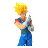 Dragon Ball Figura Vegito Sayayin Pelo Amarillo Potara 32cm