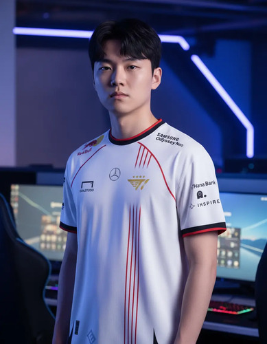 Jersey T1 Esports 2024 Worlds, Skt Faker Lol, Epic Merch | Meses sin interés