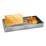 Escorredor De Óleo Pastel Batata Frituras Em Geral 60cm Inox