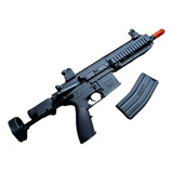 Rifle Hk416 C Hidrógel Tipo Gotcha Cargador Electrico 