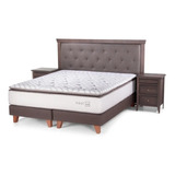 Cama Europea Nest King 1.80 X 2.00 Con Muebles Brera 50 Cm