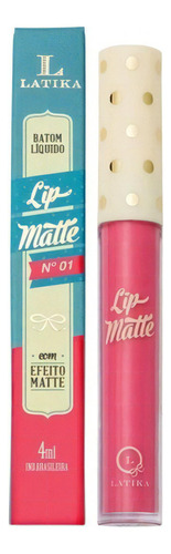 Latika Lip Matte N°01 Batom Liquido  4ml
