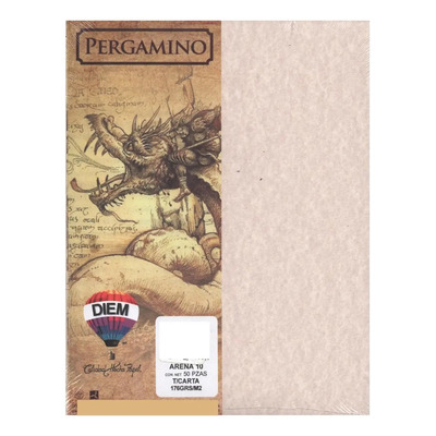 50 Hojas Papel Pergamino Tamaño Carta Manualidades Multiusos Color Arena
